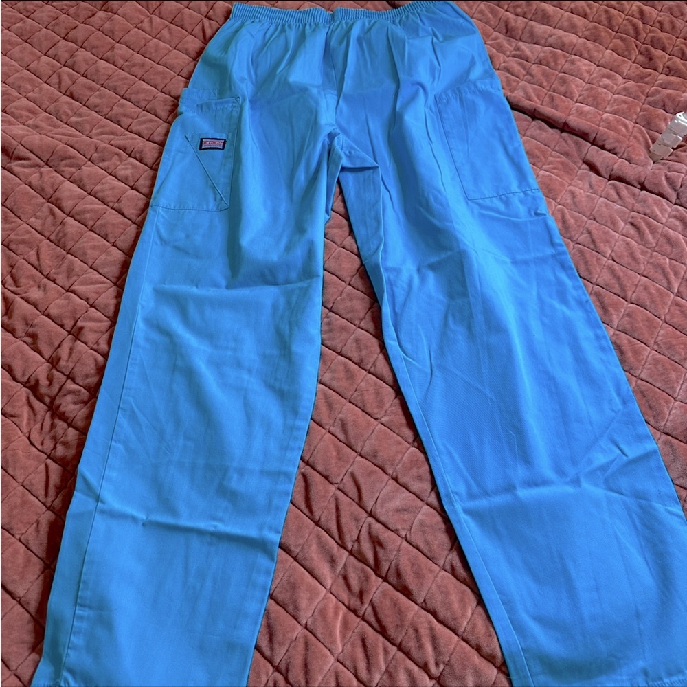 Cherokee Blue Scrub Pants